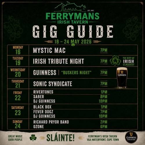 Gig Guide at Ferryman's Tavern
