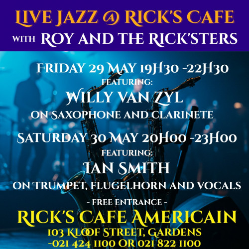 Live Jazz with Roy and Rik'sters!