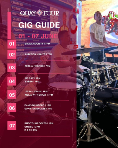 Quay Four Gig Guide