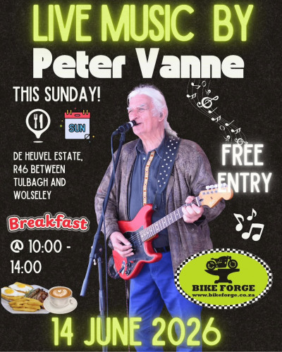 Sunday with live music with Peter Vanne!