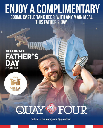 Father's Day is best celebrated by the harbour.