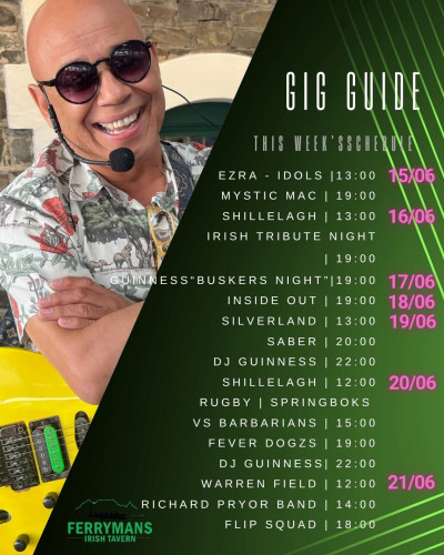 Gig Guide at Ferryman's Tavern