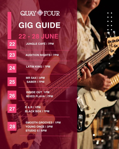 Quay Four Gig Guide