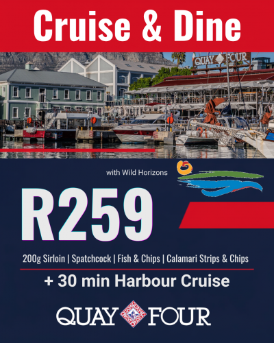 Cruise & dine with Wild Horizons - Walk-Ins Only – No Bookings Accepted
