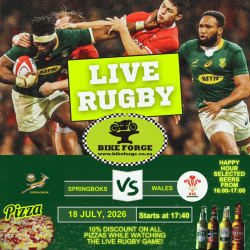 Live Rugby at Bike Forge
