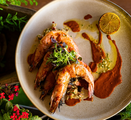 Fire and Wine Evening - Prawn Night