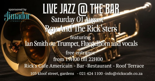 Live Jazz this Saturday at Ricks Cafe