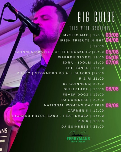 Gig Guide at Ferryman's Tavern