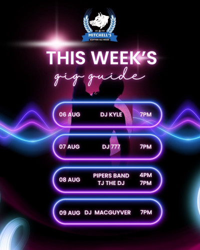 This Week's Schedule at Mitchells Ale House