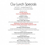 Lunch Specials at Rick's Cafe