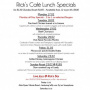 This Week's Specials at Rick's Cafe