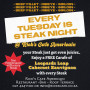 Steak Night - Tuesdays at Rick's Cafe