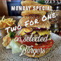 Monday Burger Special