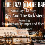 Live Jazz this Saturday at Ricks Cafe