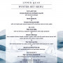 Introducing Our Winter Set Menu at Upper Quay — only R379 per person 