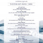 Winter Set Menu - Only R385 per person