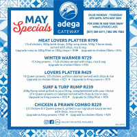 May Specials at Adega Gateway