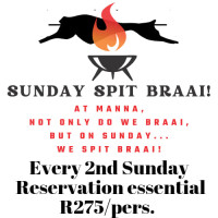 Sunday Spit Braai at Manna Epicure