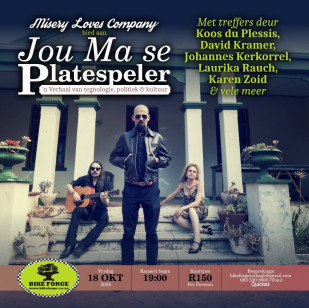 Jou Ma Se Platespeler - 18 October!