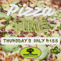 Thursday is Pizza Time at Bike Forge