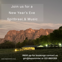 New Year's Eve Spitbraai & Dance