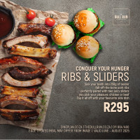 Conquer your Hunger Ribs & Sliders