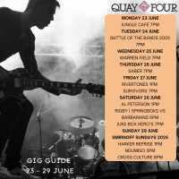 Quay Four Gig Guide