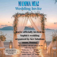 Mamma Mia - The Wedding Invite