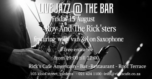Live Jazz this Saturday at Ricks Cafe