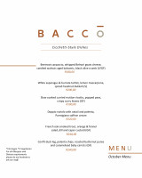 October Cicchetti-Style Menu