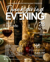 Thanksgiving Dinner with Stellenzicht Wines