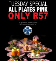 Tuesday Special - All Plates Pink!
