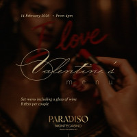 An Evening for 2 set in the glow of Paradiso