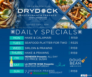 Drydock Daily Specials