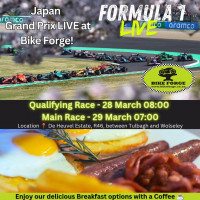 Feel the speed of the Japanese Grand Prix LIVE at Bike Forge