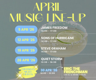 April Music Line Up