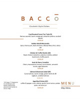 May Cicchetti-Style Menu