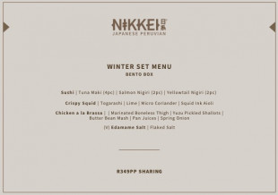 Winter Set Menu