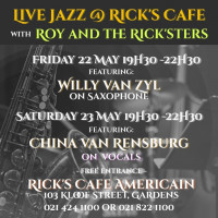 Live Jazz with Roy and Rik'sters!