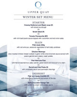 Introducing Our Winter Set Menu - Only R379 per person