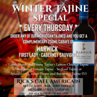 Winter Tajine & Wine - Thursdays at Rick’s Café