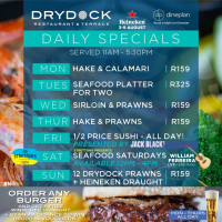 Drydock Daily Specials
